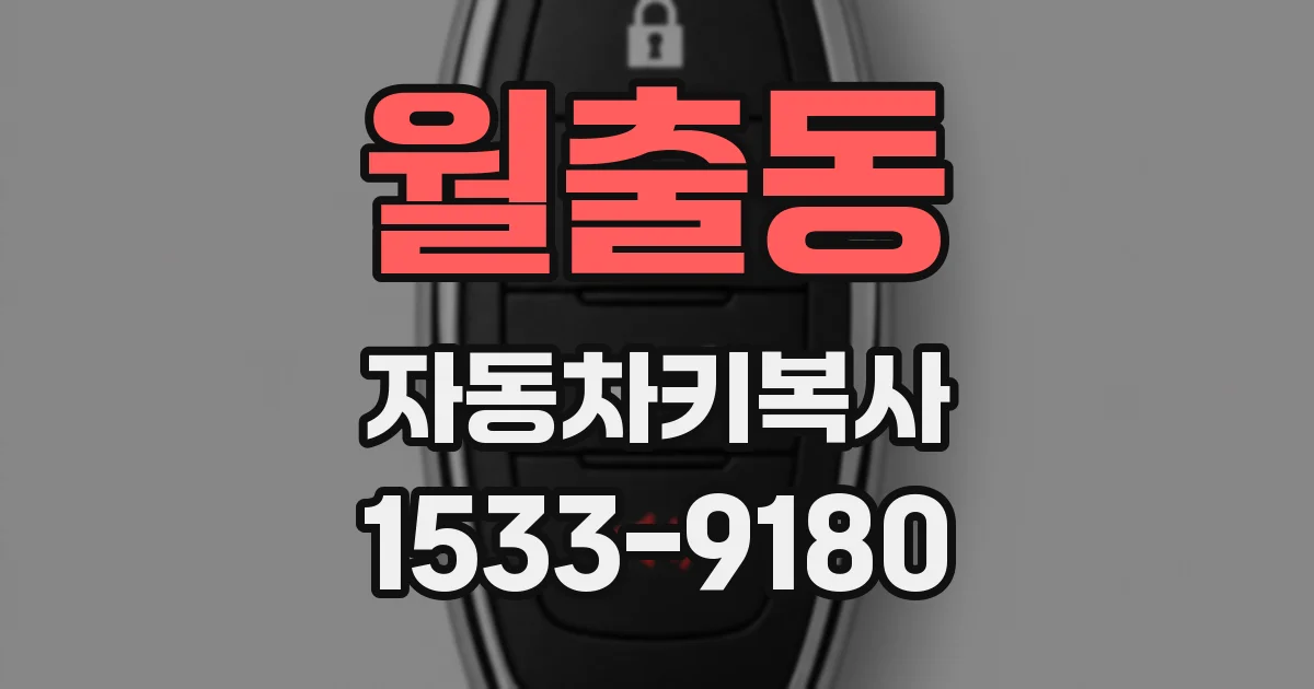 월출동 자동차키복사