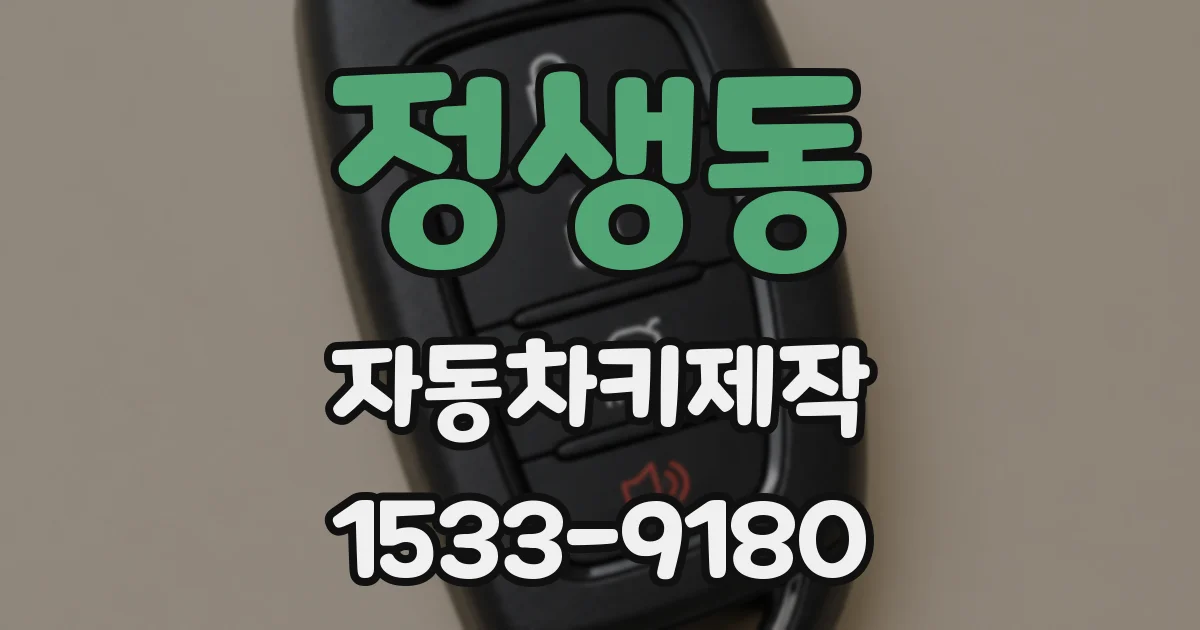 정생동 자동차키제작
