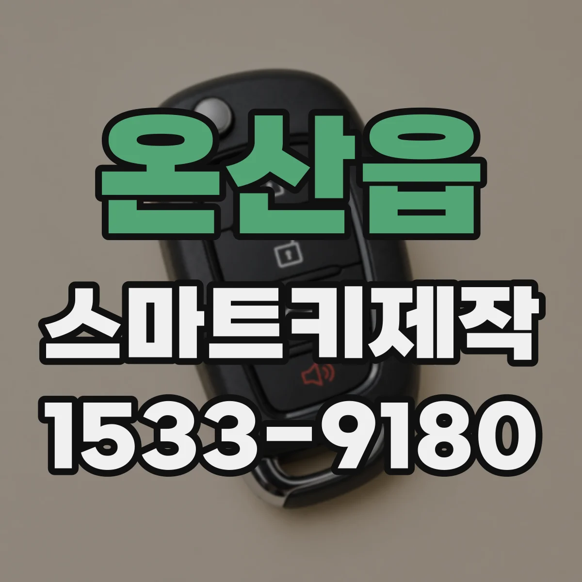온산읍 스마트키제작