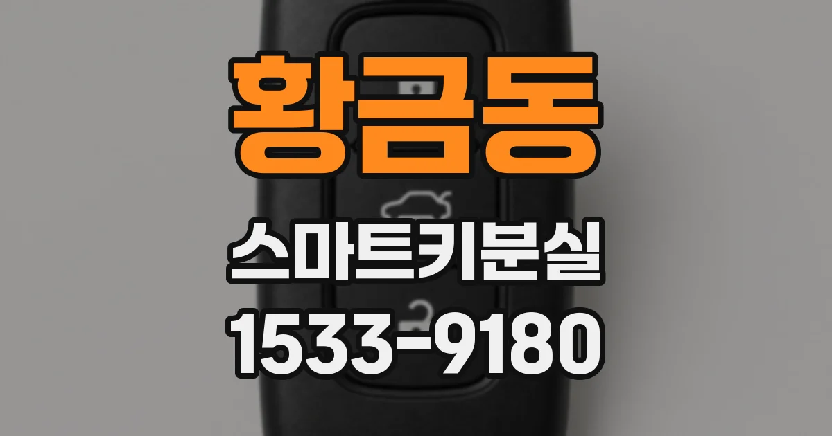 황금동 스마트키분실