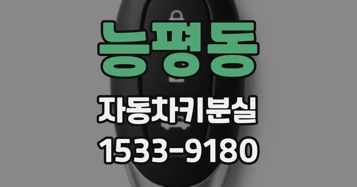 능평동 자동차키분실