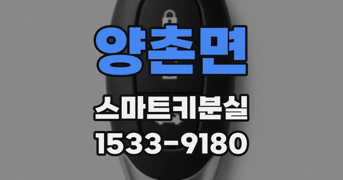 양촌면 스마트키분실