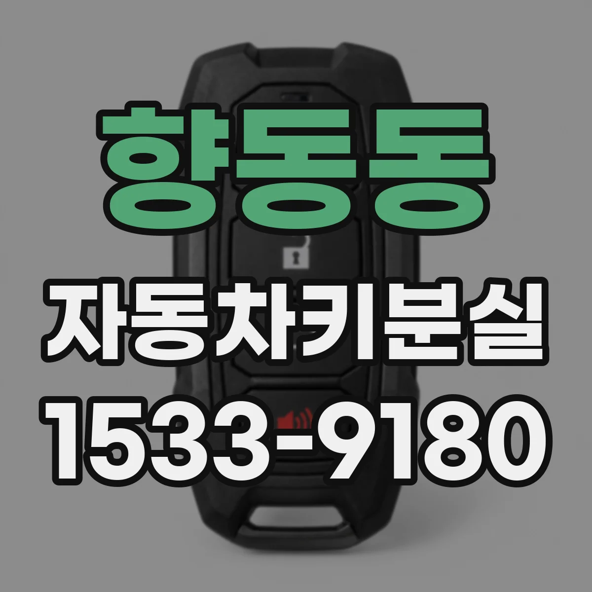 향동동 자동차키분실