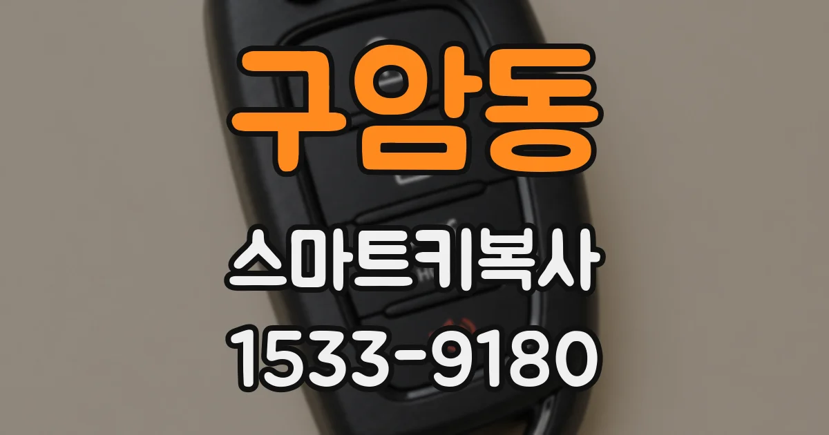 구암동 스마트키복사