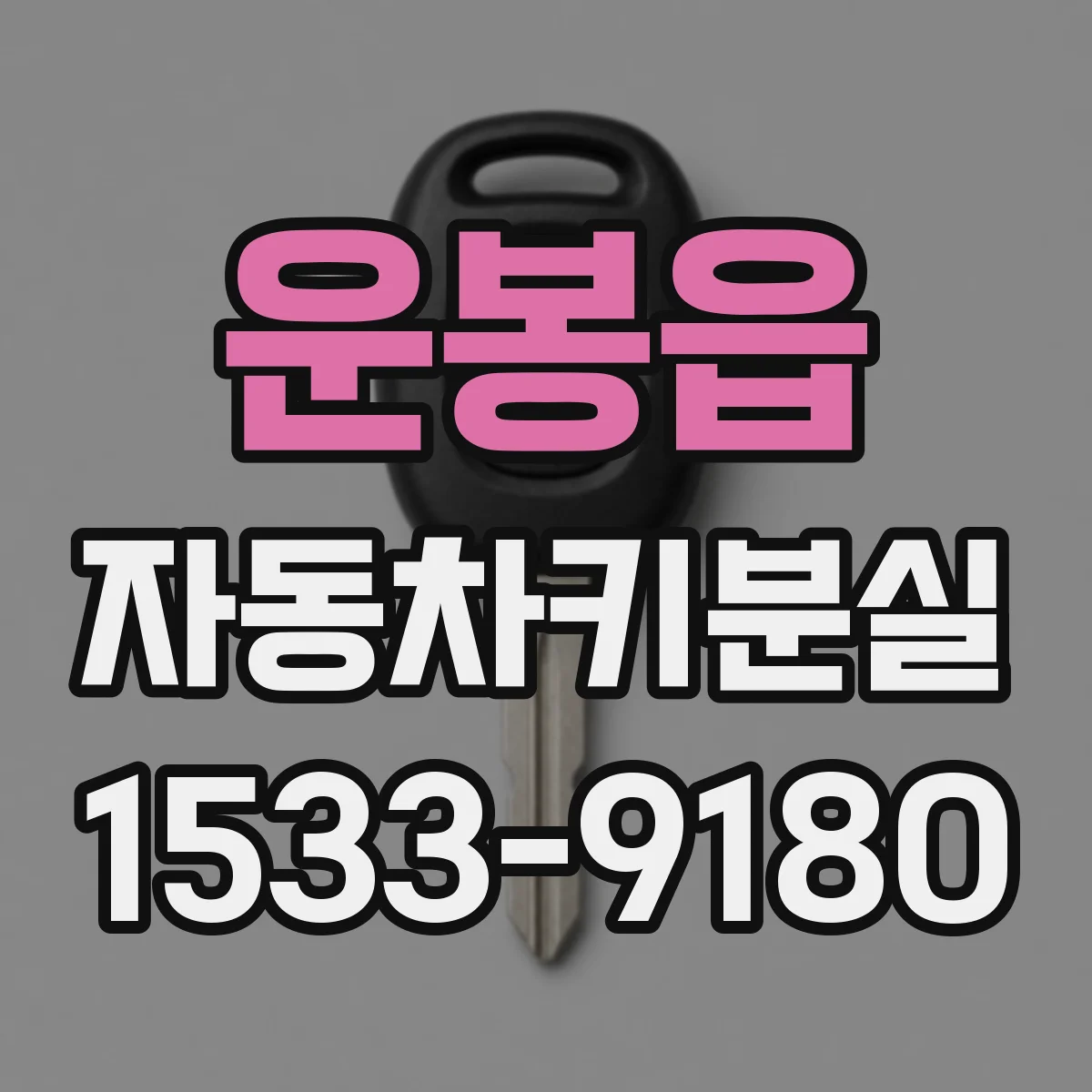 운봉읍 자동차키분실