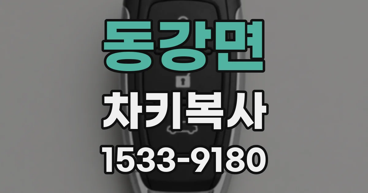 동강면 차키복사