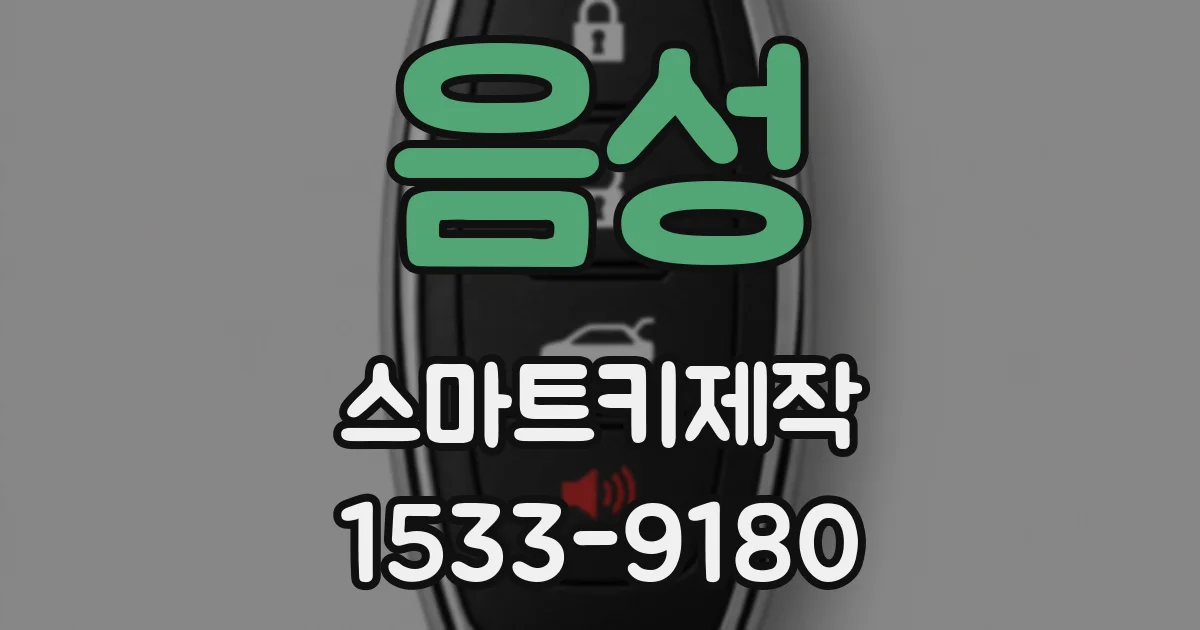 음성 스마트키제작