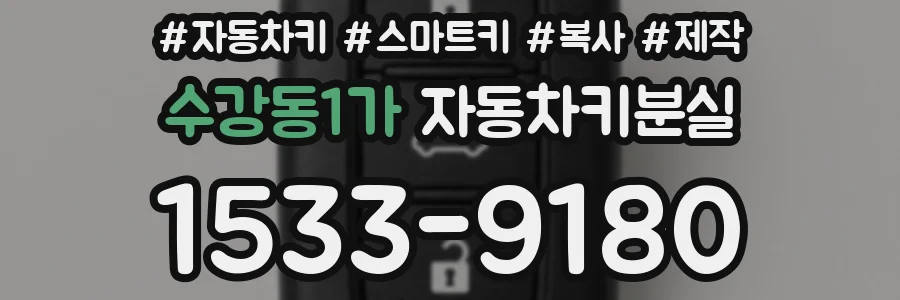 수강동1가 자동차키분실