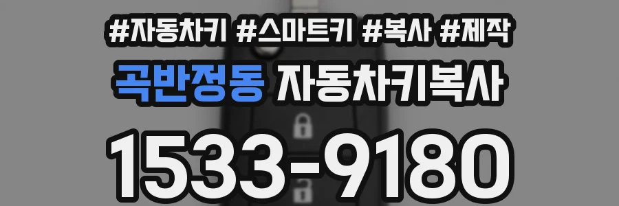 곡반정동 자동차키복사
