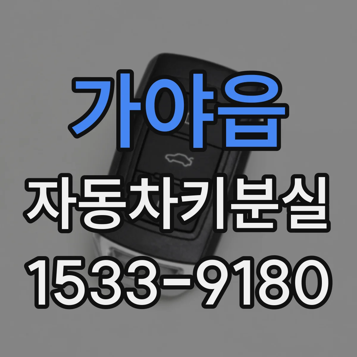 가야읍 자동차키분실