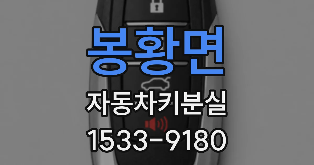 봉황면 자동차키분실