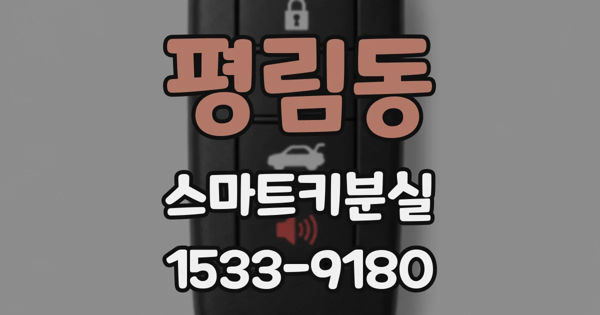평림동 스마트키분실
