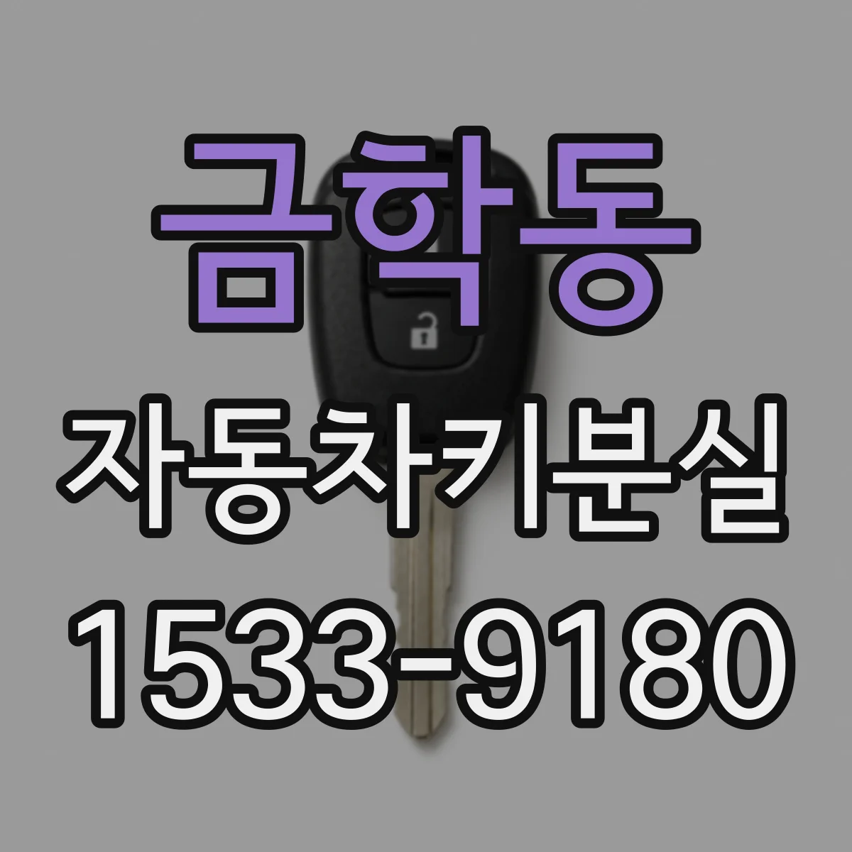 금학동 자동차키분실