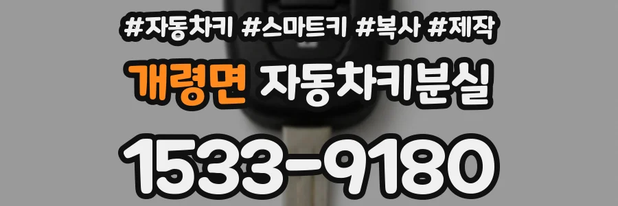 개령면 자동차키분실