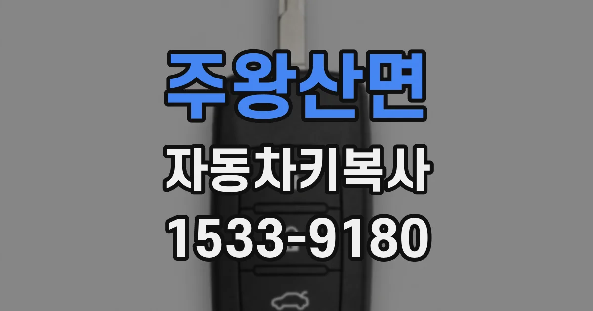 주왕산면 자동차키복사