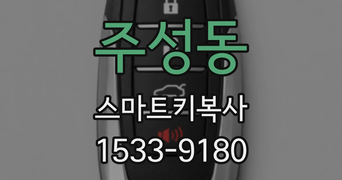 주성동 스마트키복사