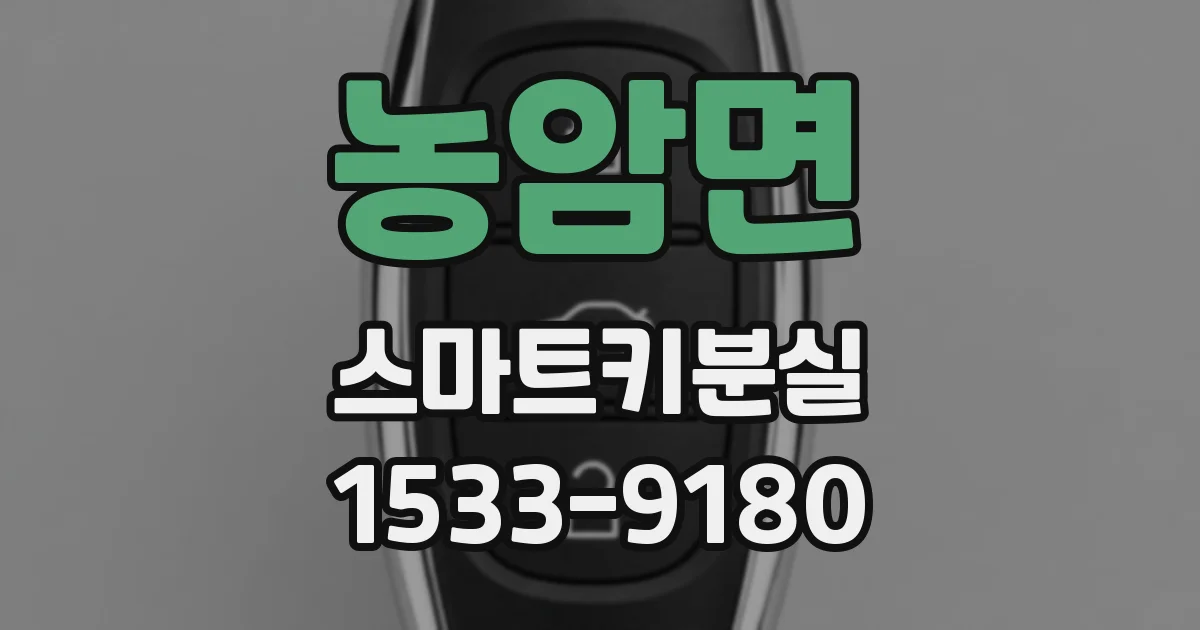 농암면 스마트키분실