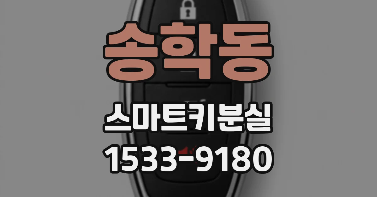 송학동 스마트키분실