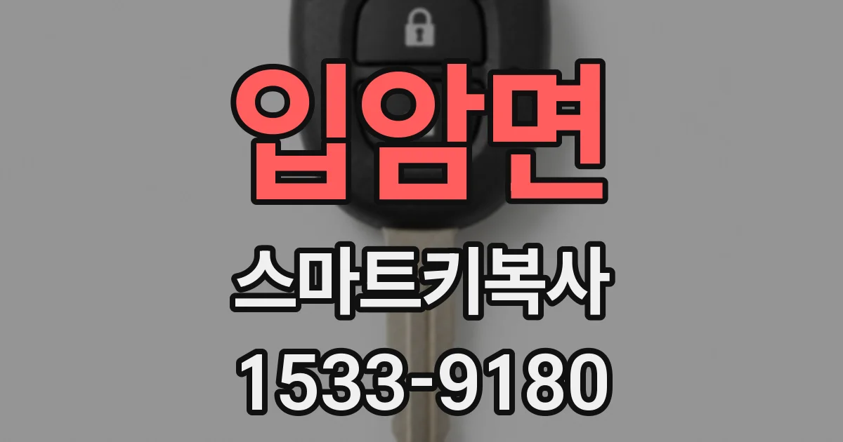 입암면 스마트키복사