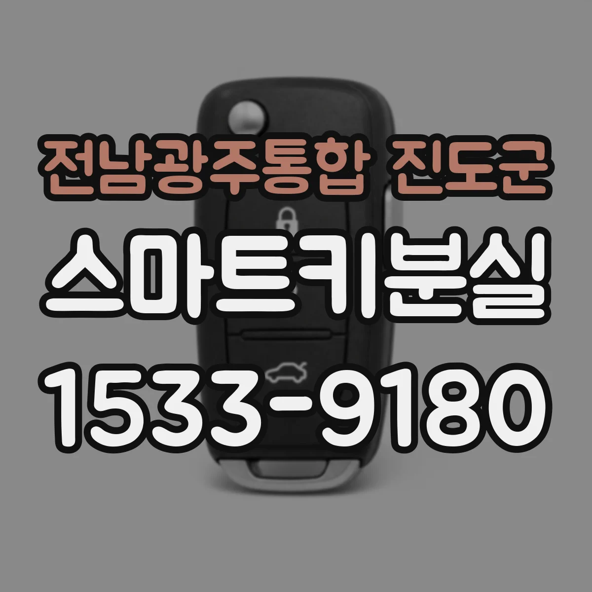 전남광주통합 진도군 스마트키분실