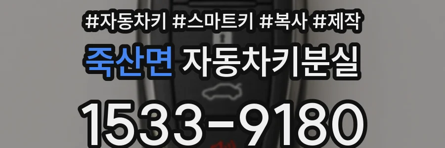 죽산면 자동차키분실
