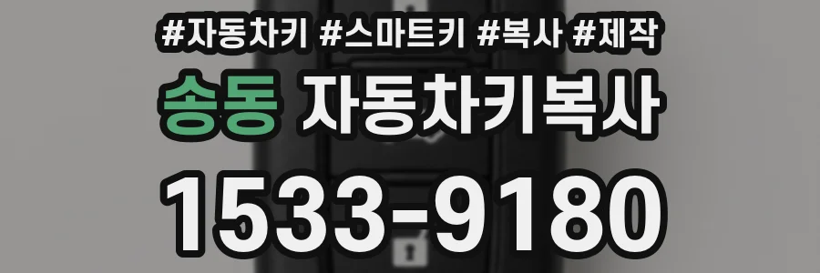 송동 자동차키복사