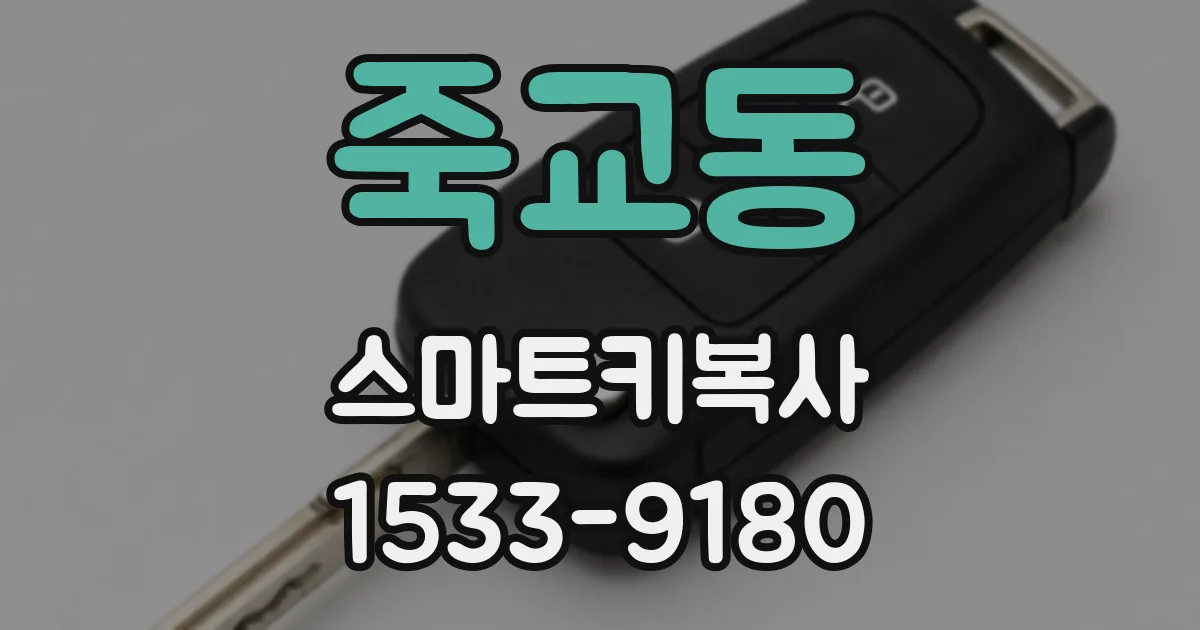 죽교동 스마트키복사