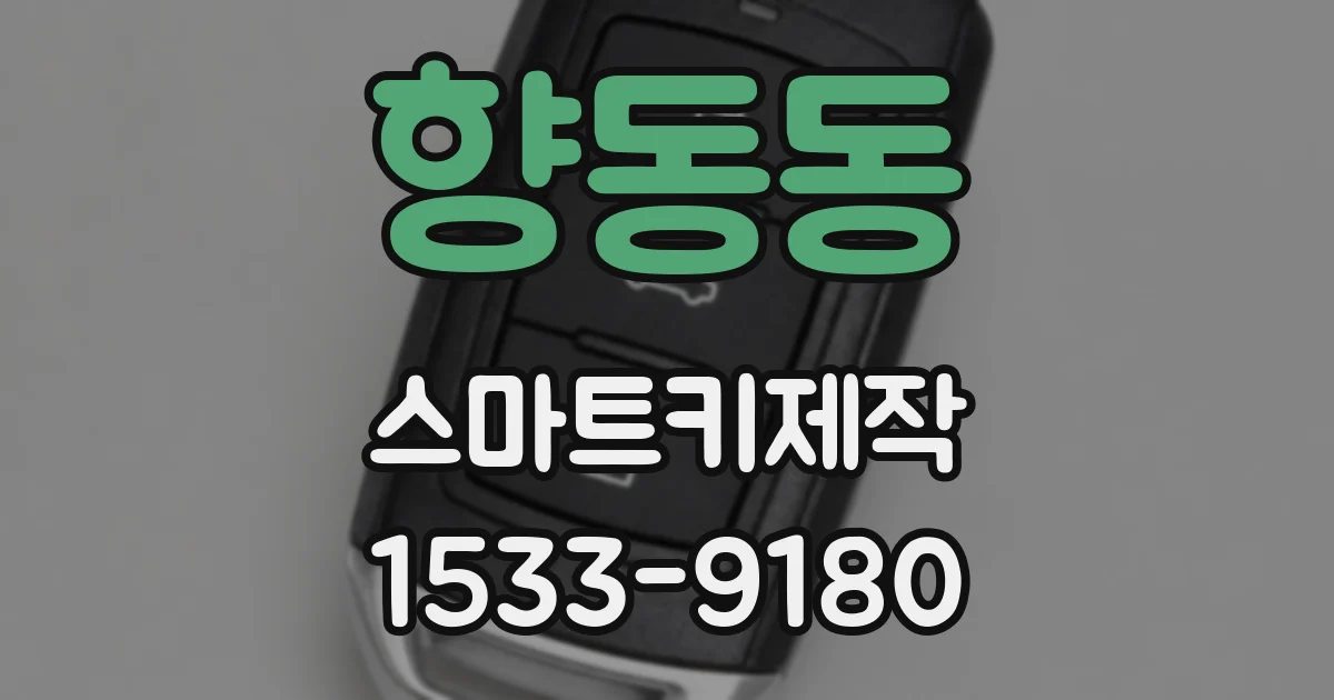 향동동 스마트키제작