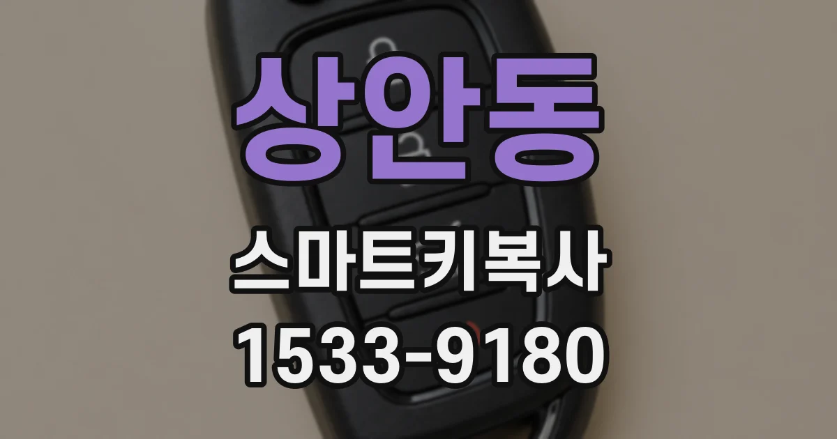 상안동 스마트키복사
