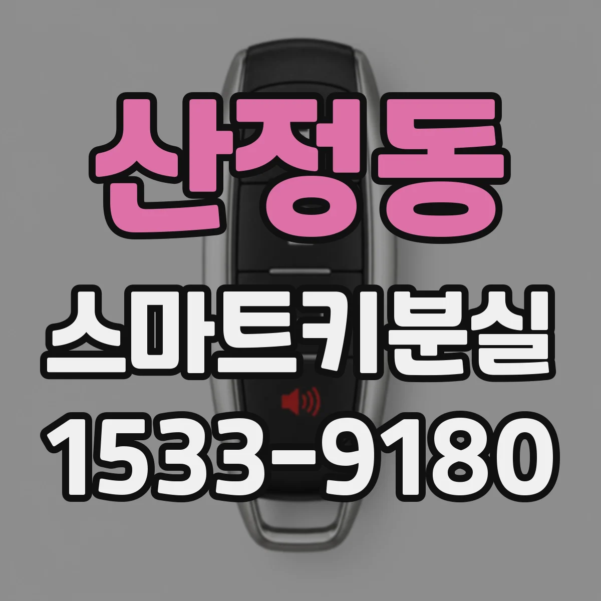 산정동 스마트키분실