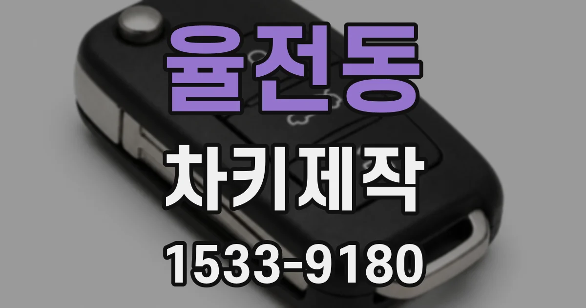 율전동 차키제작