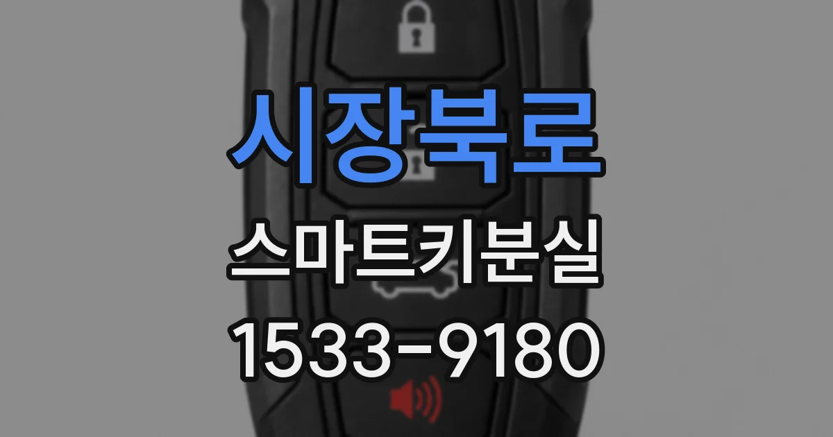 시장북로 스마트키분실