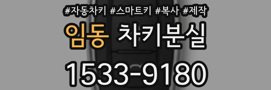 임동 차키분실