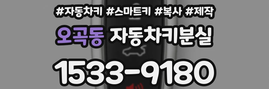 오곡동 자동차키분실