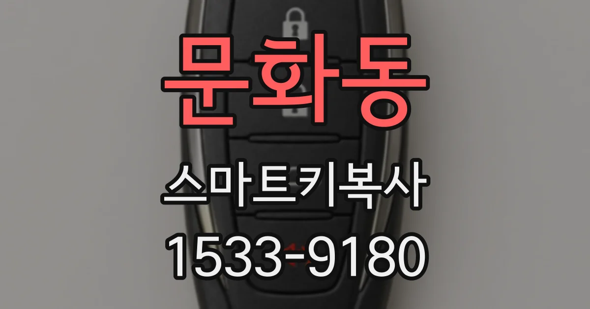 문화동 스마트키복사