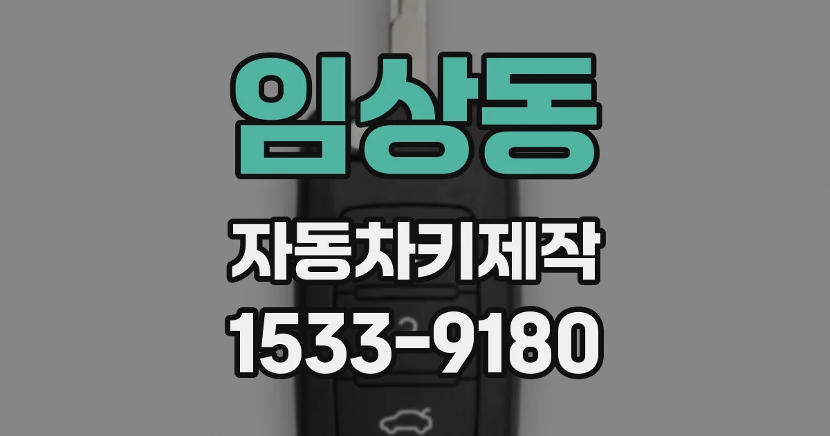 임상동 자동차키제작