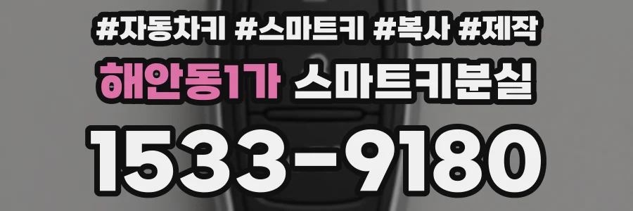 해안동1가 스마트키분실