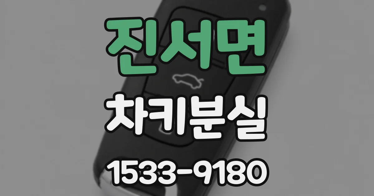 진서면 차키분실