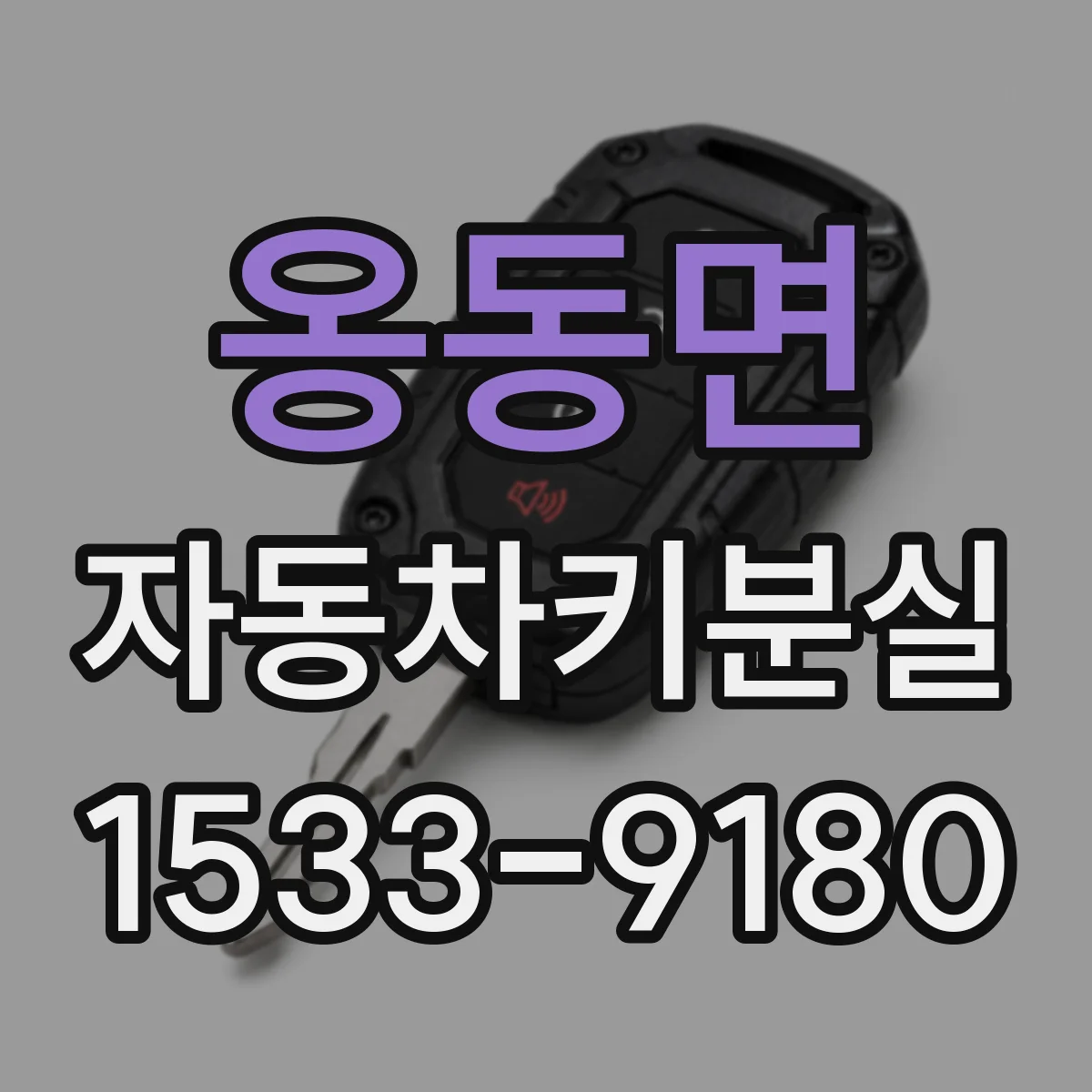 옹동면 자동차키분실