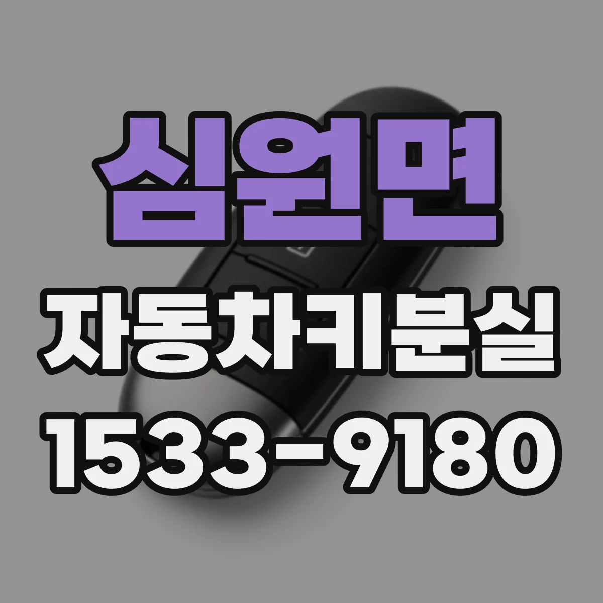 심원면 자동차키분실