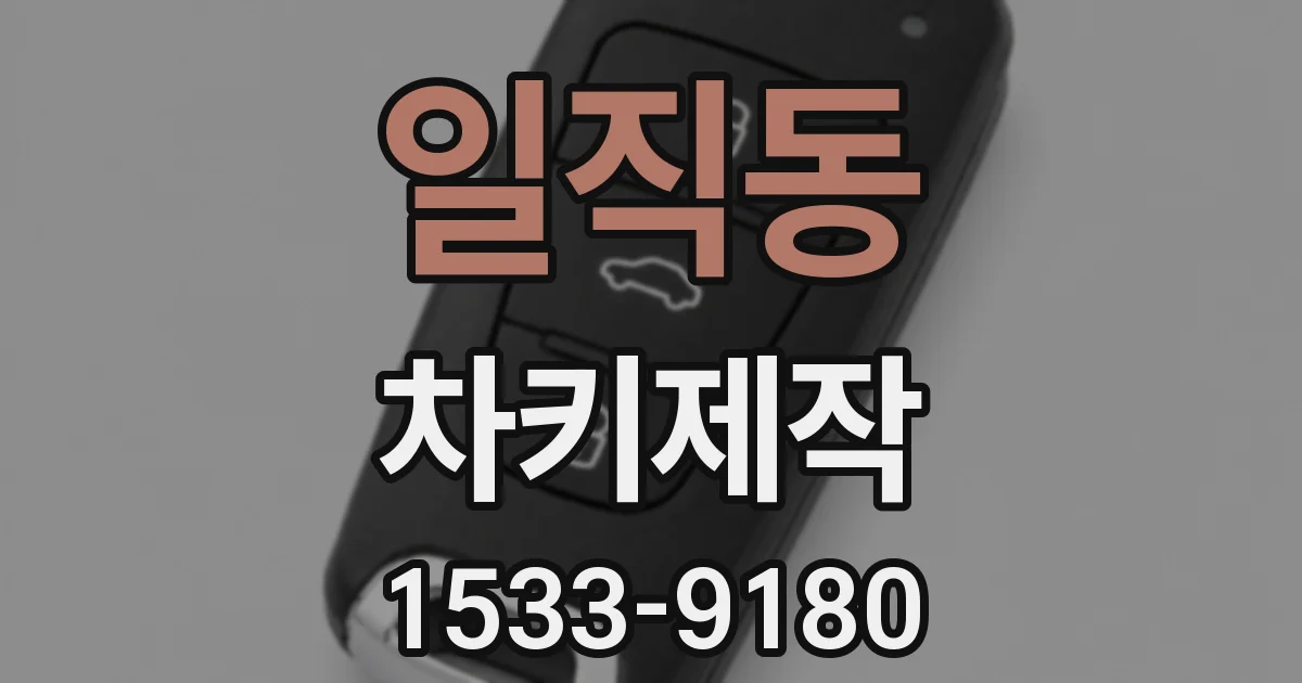 일직동 차키제작