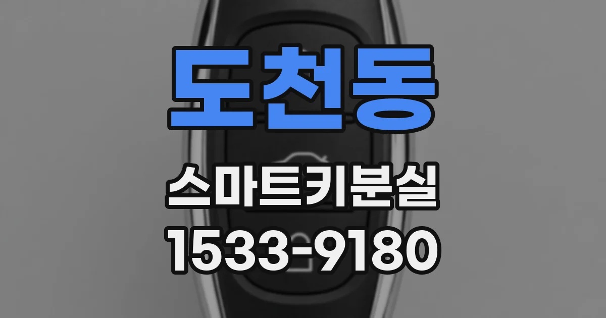 도천동 스마트키분실