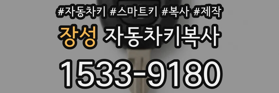 장성 자동차키복사