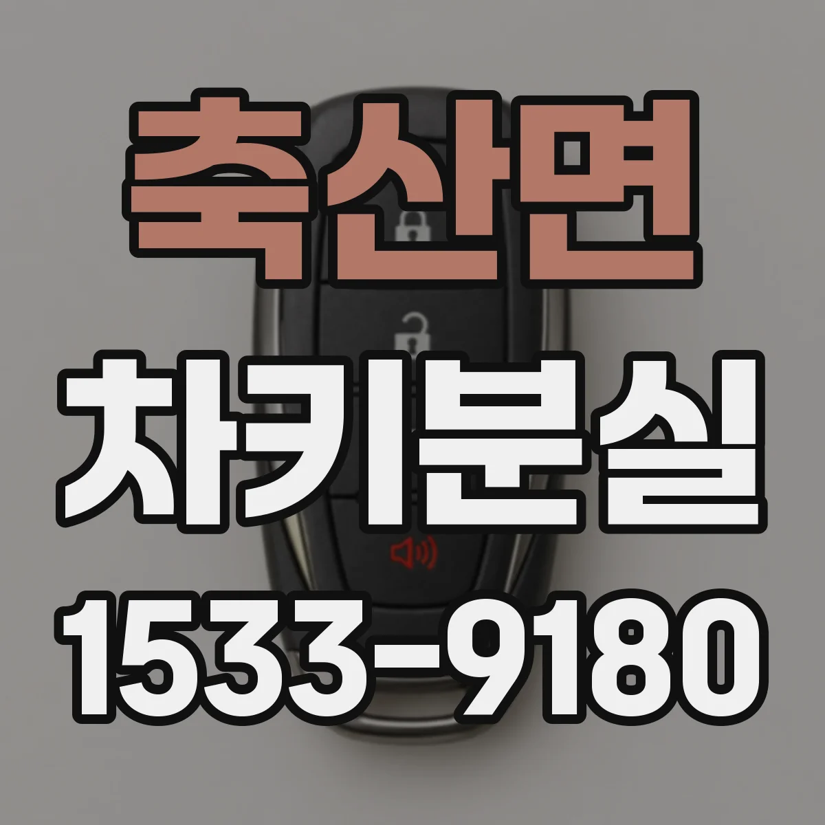 축산면 차키분실