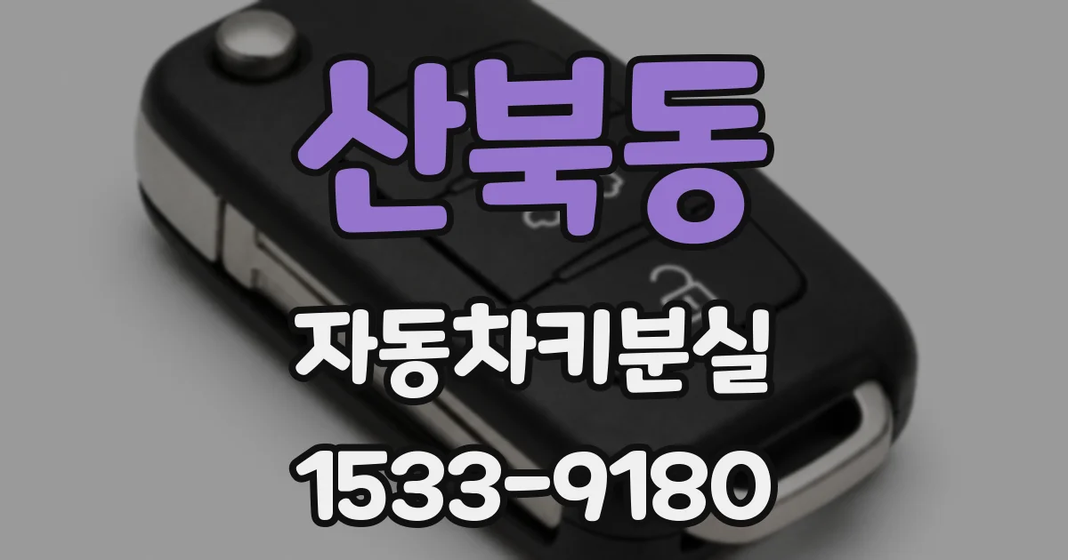 산북동 자동차키분실