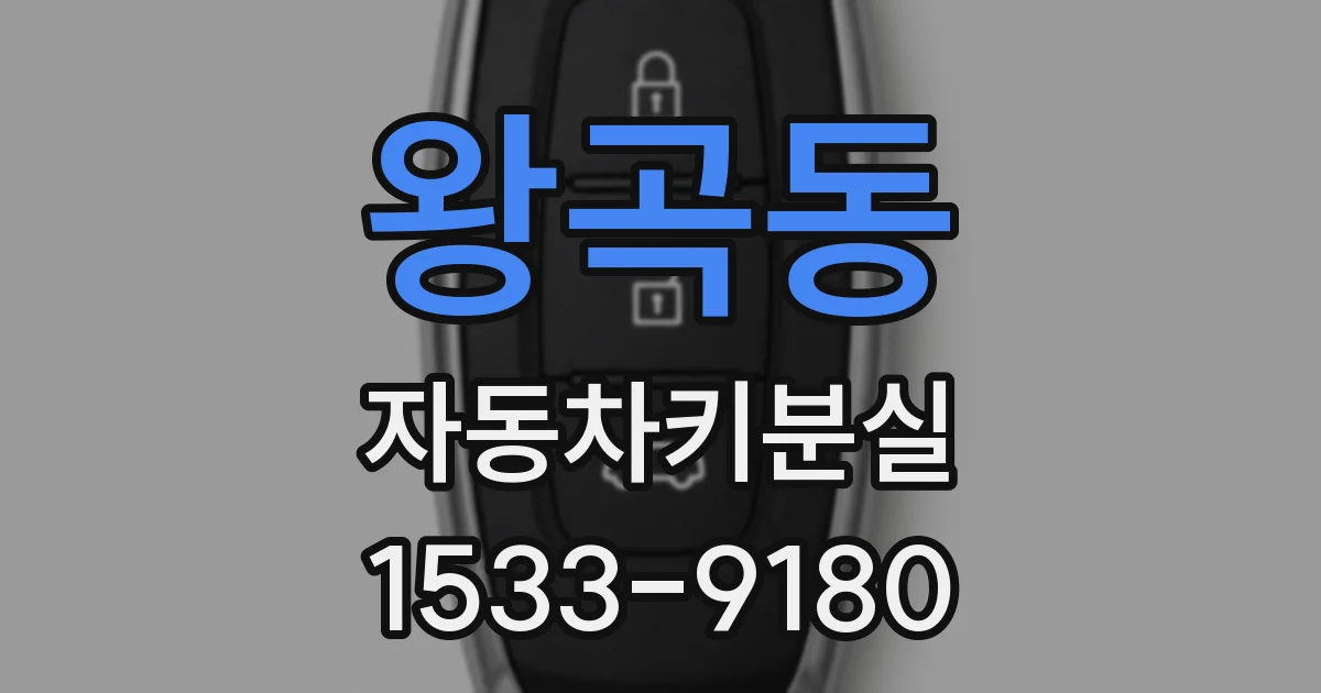 왕곡동 자동차키분실