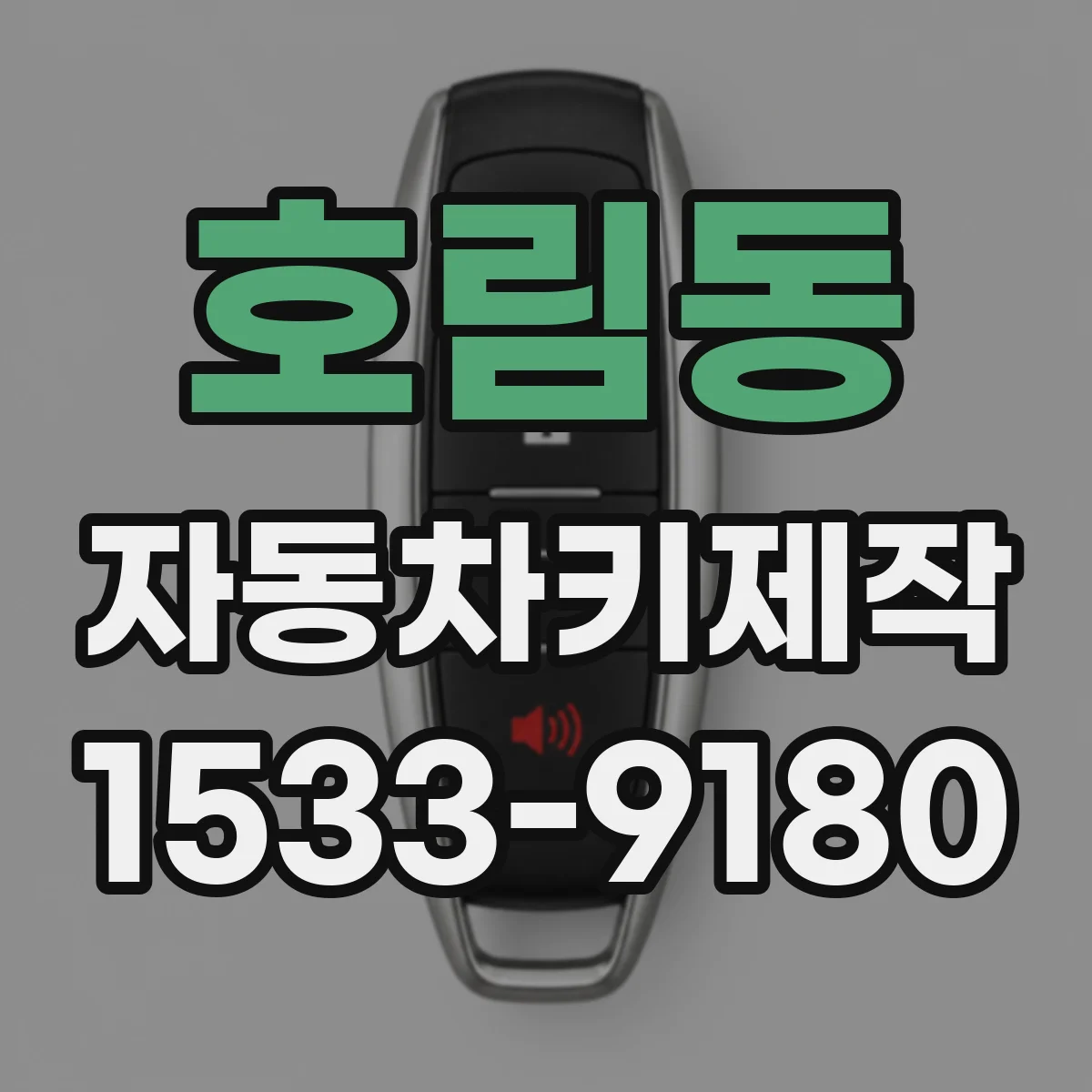 호림동 자동차키제작
