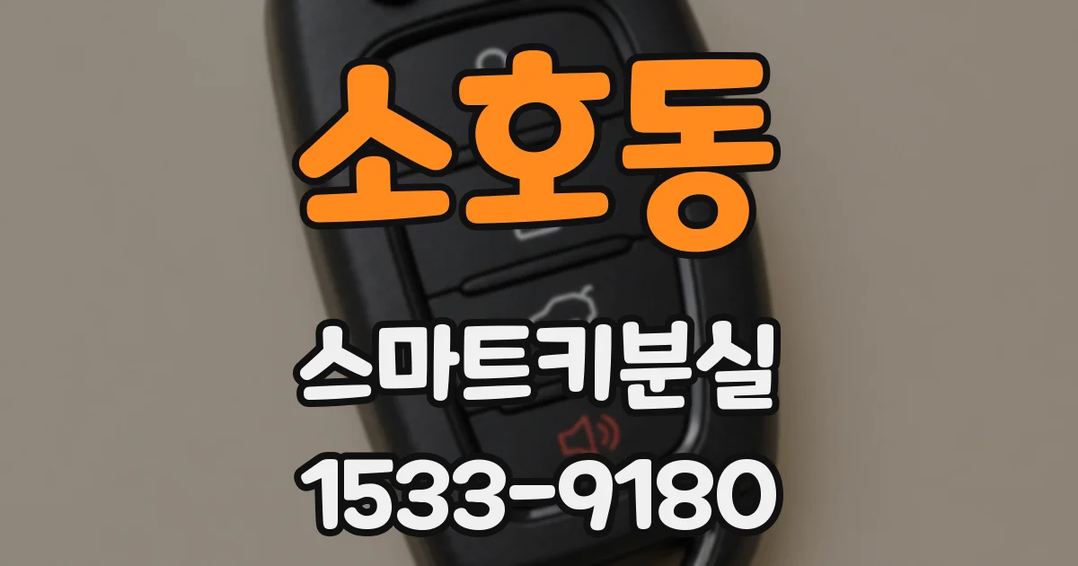 소호동 스마트키분실