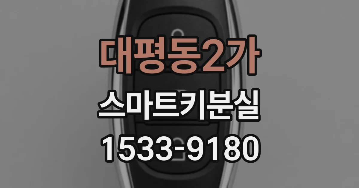 대평동2가 스마트키분실