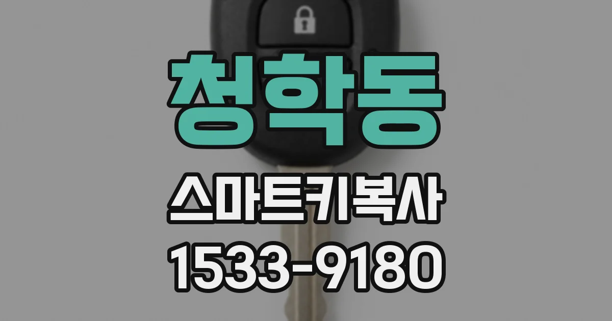 청학동 스마트키복사
